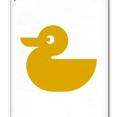 Affiche Canard Animaux - 21x30 cm