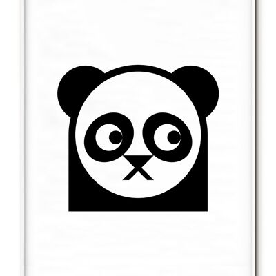 Animal Panda Poster - 21x30 cm