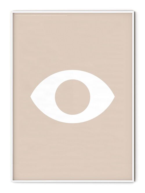 Iconography Eye Poster - 21x30 cm