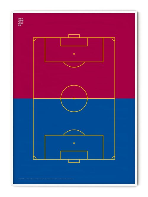Sport Football Poster - 21x30 cm