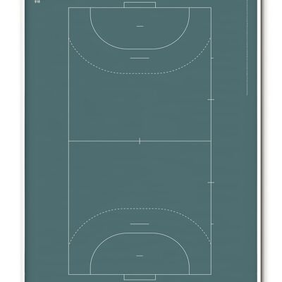 Affiche Sport Handball - 50x70 cm