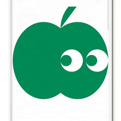 Translated Green Poster (Apple) - 50x70 cm