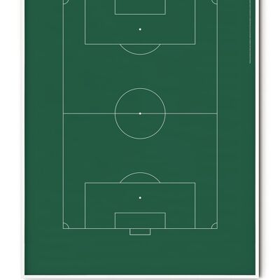 Sport Soccer Field Poster - 30x40 cm