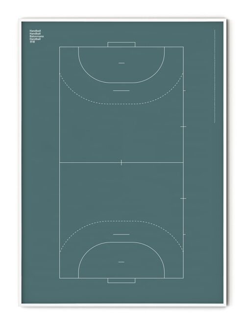 Sport Handball Poster - 21x30 cm