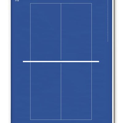 Póster de tenis de mesa deportivo - 50x70 cm