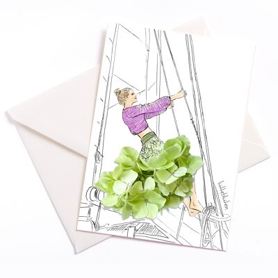 Then I'll be gone - card with color core and envelope | 122