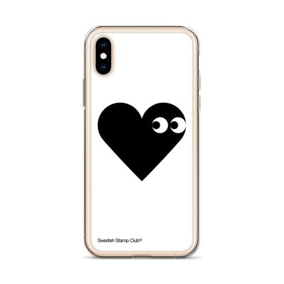 Coque iPhone - Coeur Noir