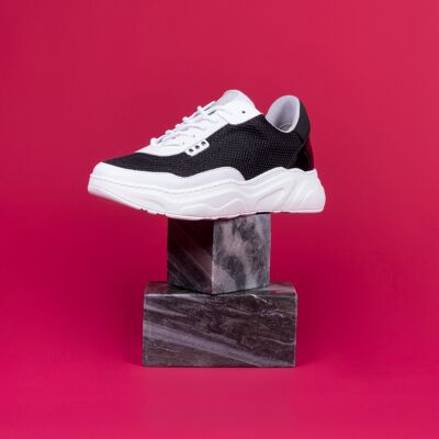 DEBUT sneakers bianche e nere