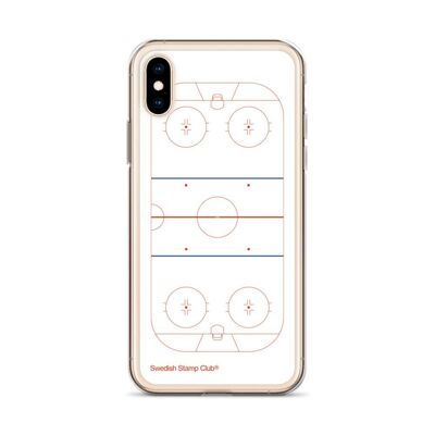 Coque iPhone - Patinoire de Hockey
