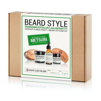 Kit per lo styling della barba "Metsuri" del club per la rasatura