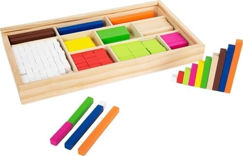 Learning box with chopsticks
