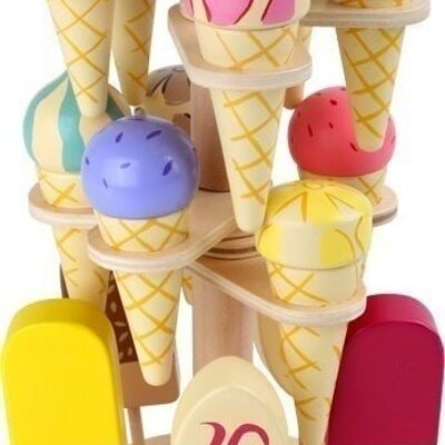Movable ice cream stand | Ice Cream Cafe & Cake | Wood