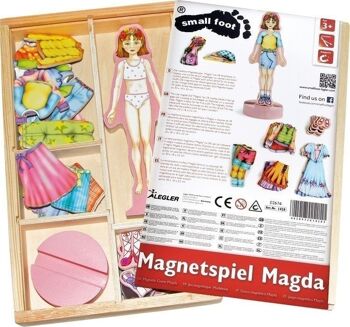 Poupée à habiller jeu magnétique Magda 2