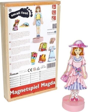 Poupée à habiller jeu magnétique Magda 4