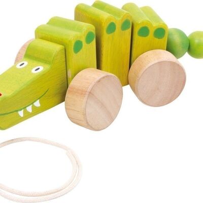 Pull-along crocodile | Pull and Push Toys | Wood