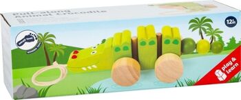 Crocodile à tirer | Jouets à tirer et à pousser | Bois 2