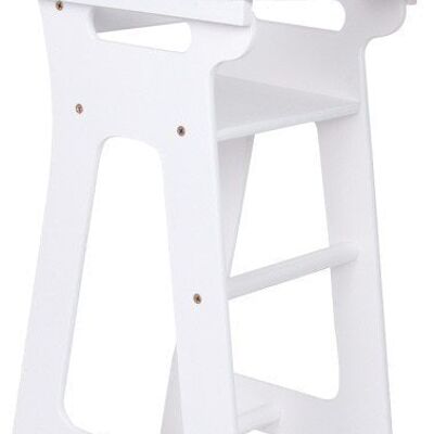 Doll high chair with foldable table