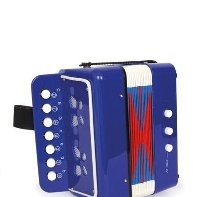 accordéon bleu | instrument de musique