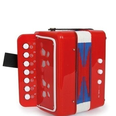 accordéon rouge | instrument de musique