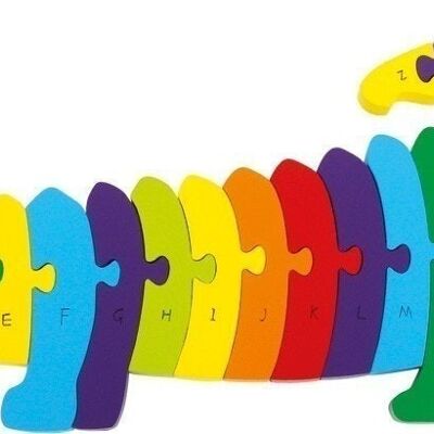 ABC Casse-tête Crocodile | Puzzles | Bois