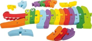 ABC Casse-tête Crocodile | Puzzles | Bois 2