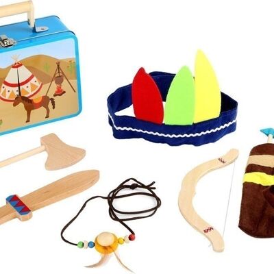 Kinderkoffer Indianer-Set