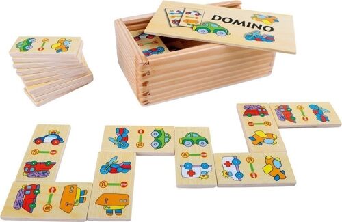 Domino Fahrzeuge | Gesellschaftsspiele | Holz
