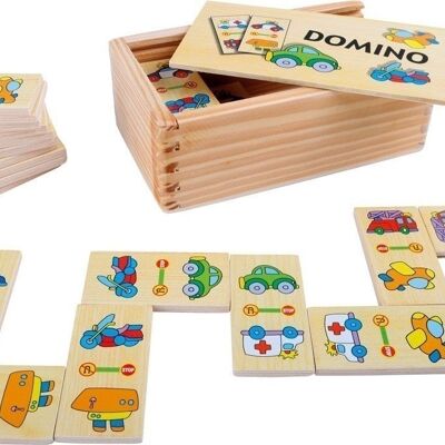 Véhicules Dominos | jeux de société | Bois