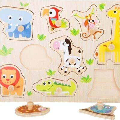 Placement puzzle zoo animals | Jigsaw Puzzles | Wood