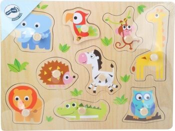 Animaux de zoo de puzzle de placement | Puzzles | Bois 4