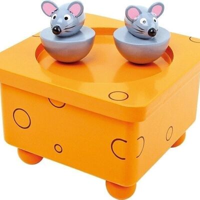 Boîte à musique souris dansantes | Boîtes à musique | Jouets en bois
