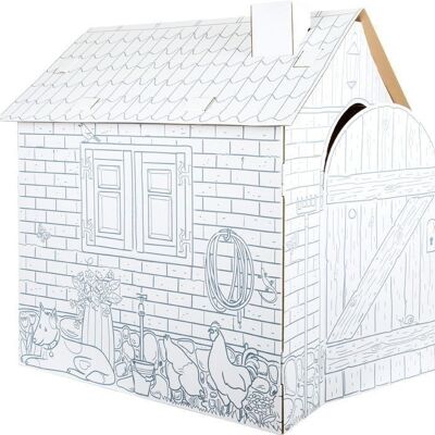 Playhouse "House" made of craft cardboard