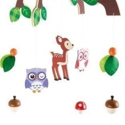 Mobile forest animals | Mobiles | Wood