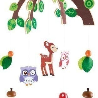 Mobile forest animals | Mobiles | Wood