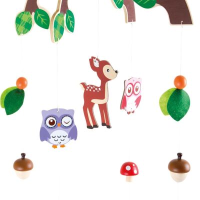 Animaux de la forêt mobiles | Mobile | Jouets en bois