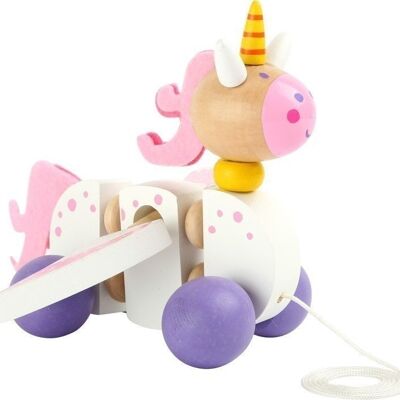 Pull-along unicorn Luna