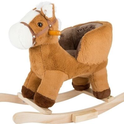 Rocking horse with seat/sound