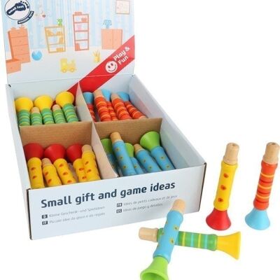 Display Colorful Trumpets | Displays | Wooden Toys
