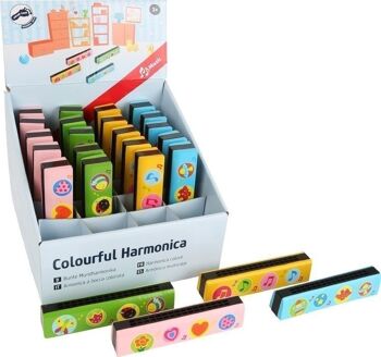 Afficher l'harmonica coloré 1