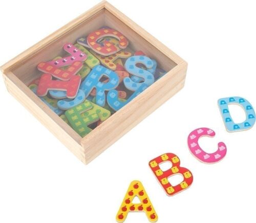 Colorful magnetic letters