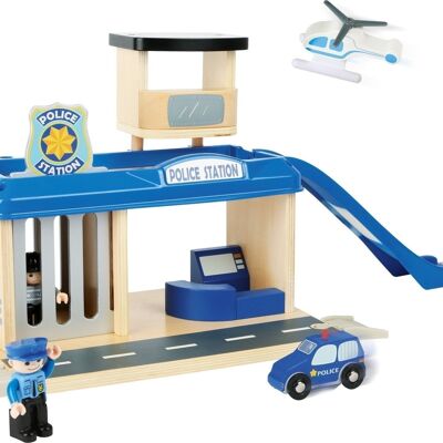 Poste de police avec accessoires