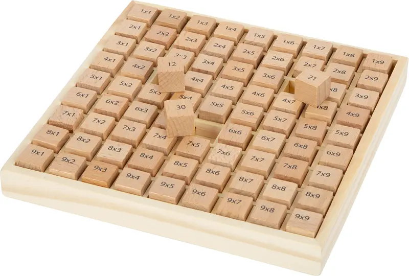 Small Foot Chiffres Et Calcul>Jeu De Table De Multiplication En Bois Jeux Educatifs