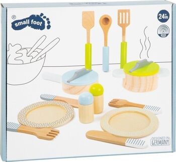 Ensemble de vaisselle et casseroles pour la cuisine des enfants 4