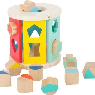 Stick cube wooden roll