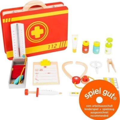 Emergency doctor's case | Doctor and rescue toy | Wood
