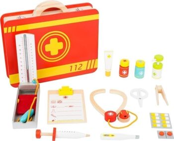 Mallette d'urgence | Médecin et jouet de sauvetage | Bois 3