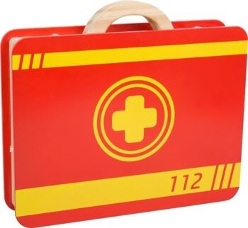 Mallette d'urgence | Médecin et jouet de sauvetage | Bois 4