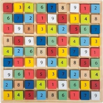 Sudoku coloré "Éduquer" 3