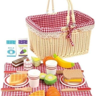 Colazione con cestino da picnic
