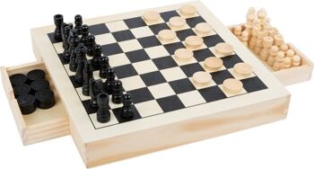 Jeux d'échecs, dames et neuf neuf 1
